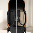 Mima - Miro Compact Stroller, Black Chassis/Mocha Cream Seat Image 10