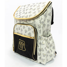 Minnie Gold Metallic Toss Heads Backpack.