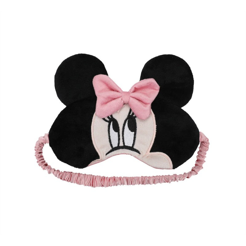 Minnie Mouse Kids Travel Set with Neck Pillow Eye Mask and Luggage Tag Image 3