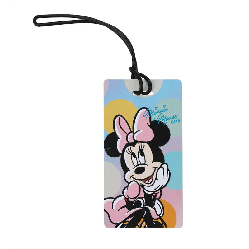 Minnie Mouse Kids Travel Set with Neck Pillow Eye Mask and Luggage Tag Image 5
