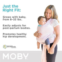 Moby - Rose Quartz Wrap Baby Carrier Image 2
