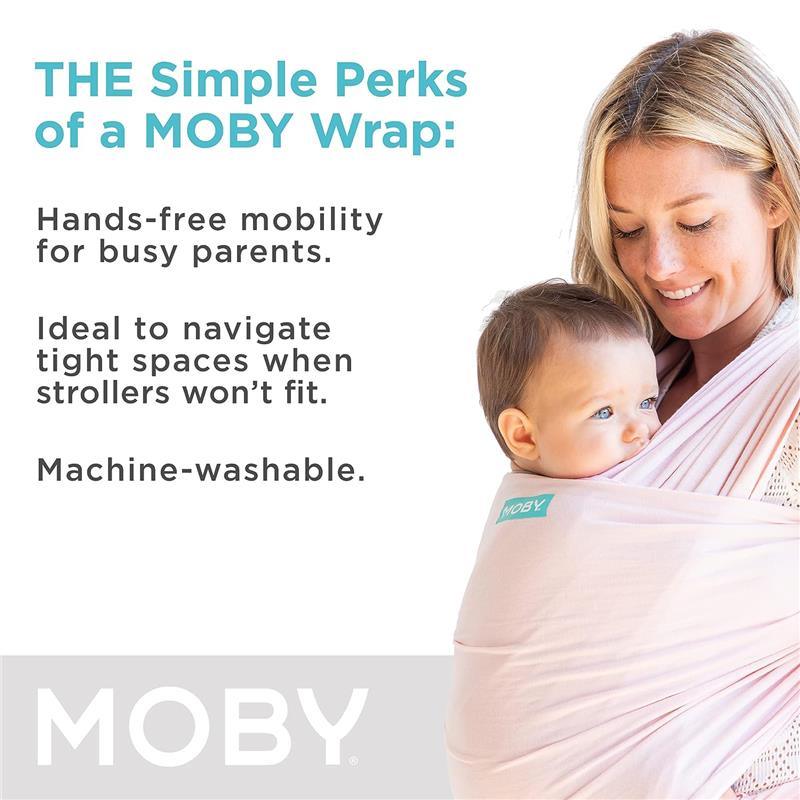Moby - Rose Quartz Wrap Baby Carrier Image 3