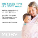 Moby - Rose Quartz Wrap Baby Carrier Image 3