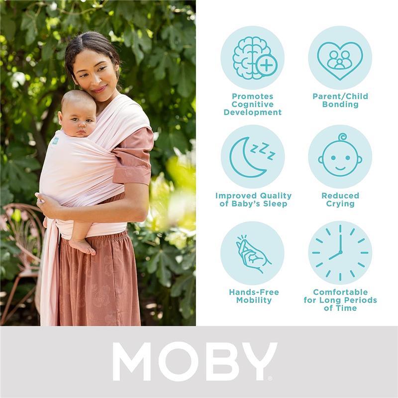 Moby - Rose Quartz Wrap Baby Carrier Image 4