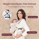 Momcozy Baby Carrier Newborn to Toddler - Khaki Image 3