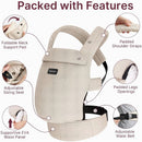 Momcozy Baby Carrier Newborn to Toddler - Khaki Image 5