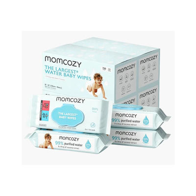 Momcozy Baby Wipes-Extra Large Size Design Image 1