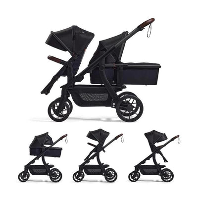 Momcozy ChangeGo Baby Stroller, Convertible Single-to-Double-to-Wagon Stroller with 23 Configurations