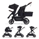 Momcozy ChangeGo Baby Stroller, Convertible Single-to-Double-to-Wagon Stroller with 23 Configurations Image 9