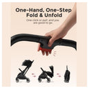 Momcozy Clickgo Lightweight Stroller, Black Image 3