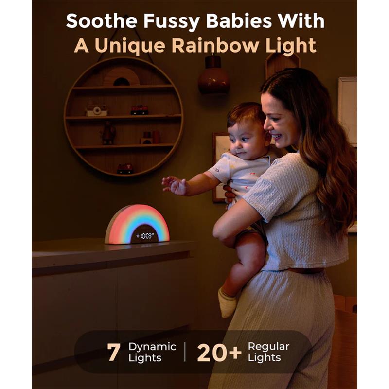 Momcozy - Dreamsync Smart Baby Sound Machine, Rainbow Light & App Control Image 3