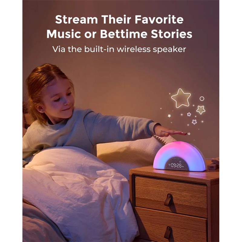 Momcozy - Dreamsync Smart Baby Sound Machine, Rainbow Light & App Control Image 6