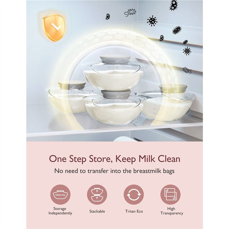 Momcozy Mobile Flow™ M9 Double Wearable Breast Pump - Gray Image 8