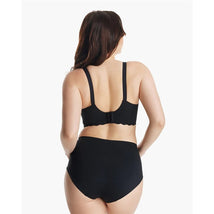 Momcozy - Seamless Floral Push Up Nursing Bra-Black Image 2