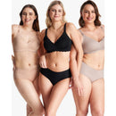 Momcozy - Seamless Floral Push Up Nursing Bra-Black Image 8