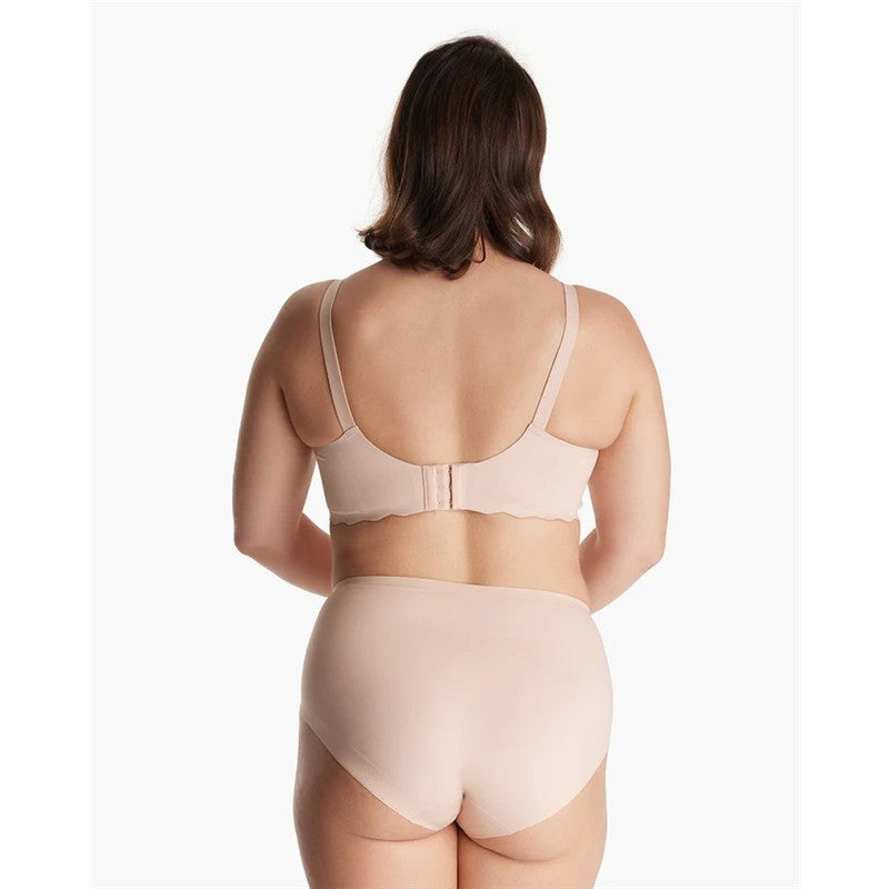 Momcozy Seamless Floral Push Up Nursing Bra - Oyster Pink Image 2