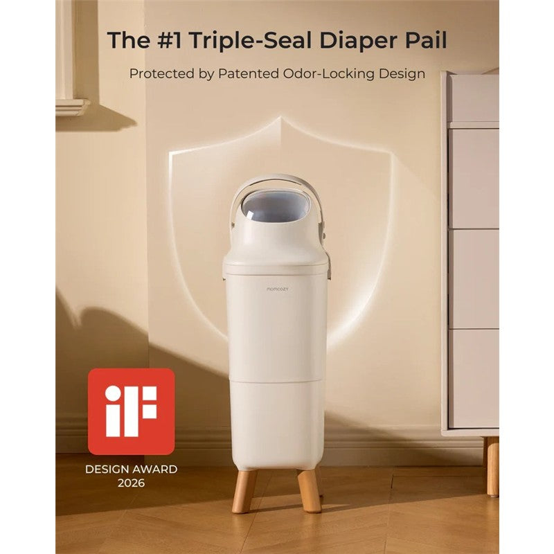 Momcozy Triple-Seal Diaper Pail Image 2