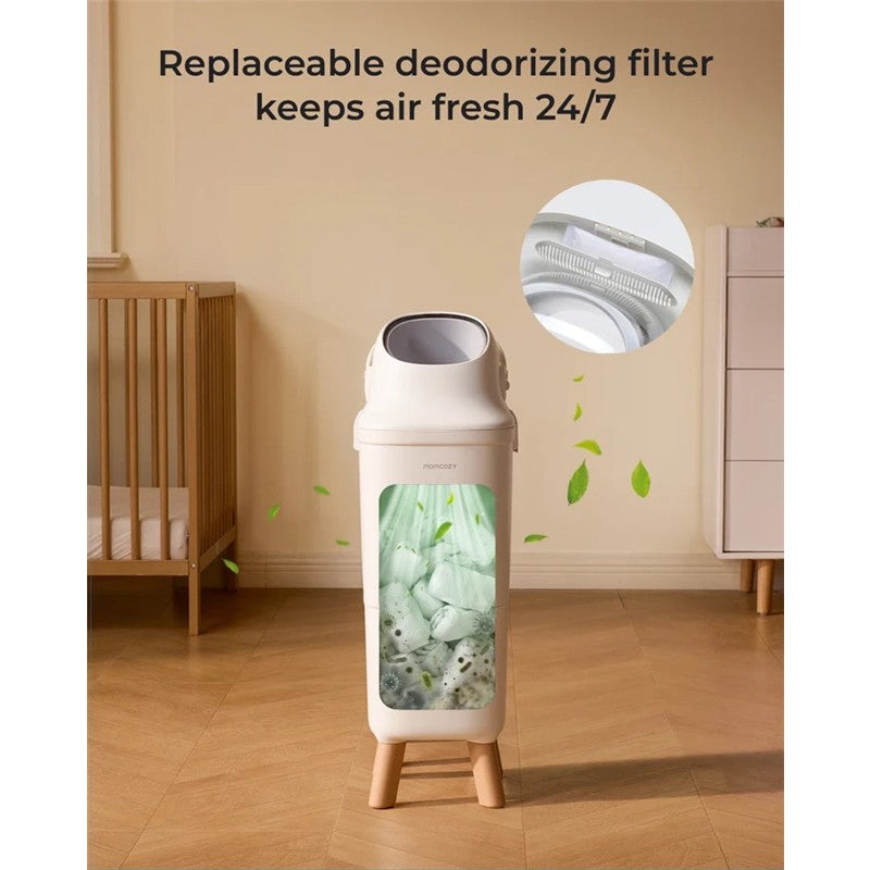 Momcozy Triple-Seal Diaper Pail Image 5