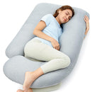 Momcozy U-Shaped Cooling Fabric Pregnancy Pillow Image 1