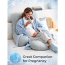 Momcozy U-Shaped Cooling Fabric Pregnancy Pillow Image 2