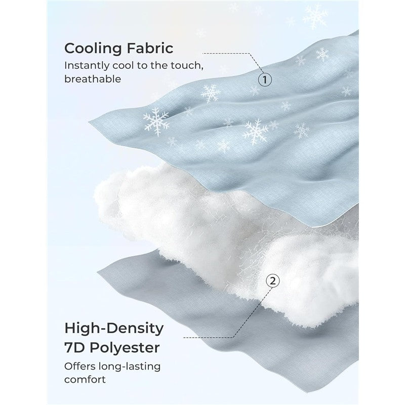 Momcozy U-Shaped Cooling Fabric Pregnancy Pillow Image 7