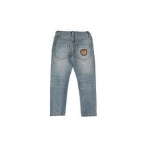 Moschino - Baby Boy Jeans With Bear Patch On A Back Pocket, Denin Blue Image 2