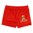 Moschino Baby - Boys Swim Shorts With Gift Box Bear Sailor Logo Print, Poppy Red Image 1