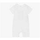 Moschino Baby - Collared Romper Gift Box With Bear Toy, White Image 2