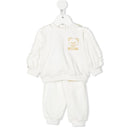 Moschino Baby - Girl Ruffled Teddy Embroidered Tracksuit, Cloud Image 1