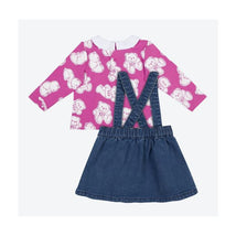 Moschino Baby - Girl T-Shirt & Suspender Skirt Set, Pink Image 3