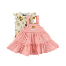 Moschino Baby - Girls Ruffle T-Shirt And Dress Set Bear Born, Sugarrose Image 1