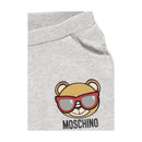 Moschino - Baby Jersey T-Shirt And Shorts Gift Set, Charcoal Image 3
