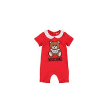 Moschino - Baby Neutral Jersey Romper With Gift Box, Red Image 1