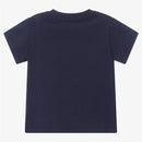 Moschino Baby - Short-Sleeved T-Shirt With Front Graphic Print, Blue Navy Image 2