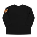 Moschino Baby - Unisex Long Sleeve T-Shirt With Large Logo, Black Image 2