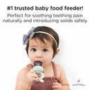 Moss & Fawn - Forage Feeder, Soothing Silicone Frozen Baby Food Teething Toy, Fern Image 7