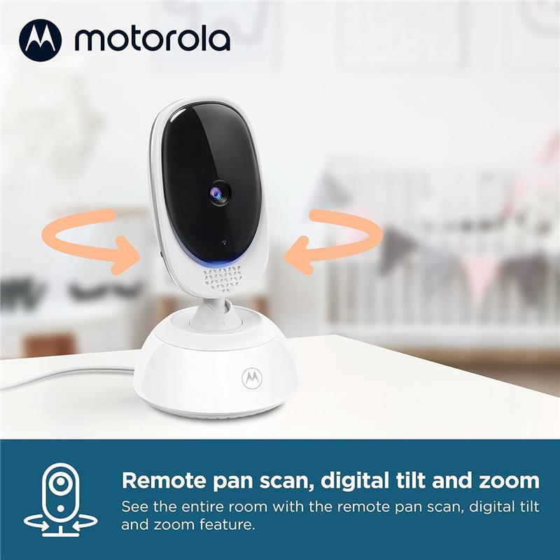 Motorola - VM75 Video Baby Monitor with 2 Cameras Image 4