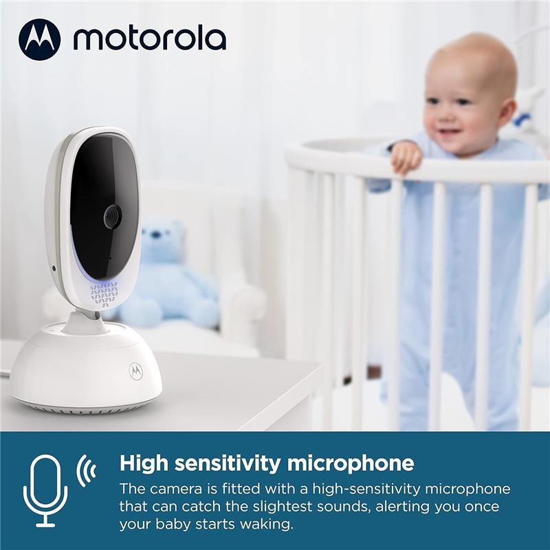 Motorola - VM75 Video Baby Monitor with 2 Cameras Image 5