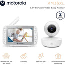 Motorola - 5.0” HD Video Baby Monitor with Touch Screen Image 3