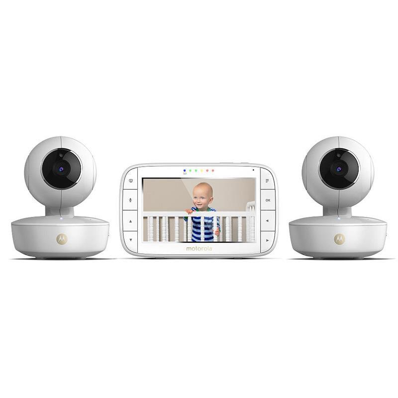 Motorola 5 Portable Video Baby Monitor with Two Cameras Image 1