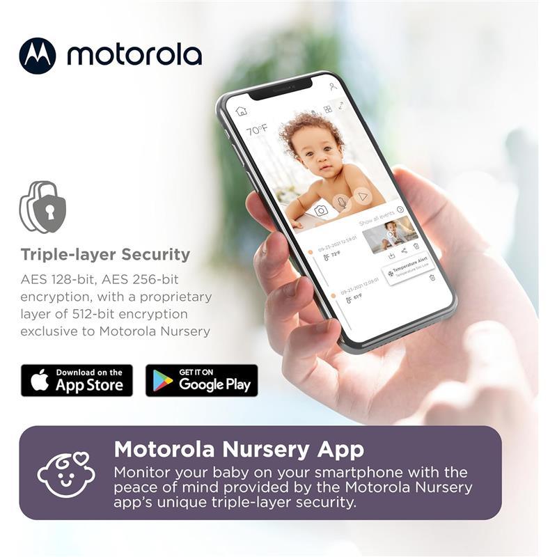 Motorola - Baby Monitor PIP1510 Connect, WiFi Video Baby Monitor Image 5