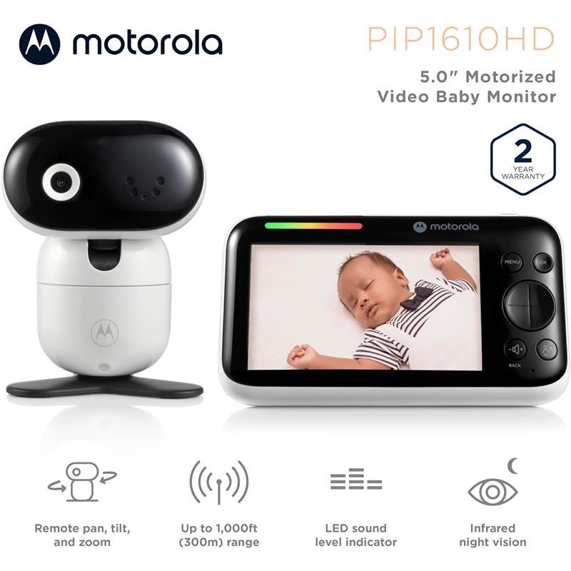 Motorola - 5 Motorized Video Baby Monitor With Camera Image 7