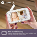 Motorola - 2 Camera Video with Crib Mount, Connects to Phone App Image 5