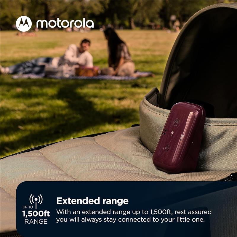 Motorola - Audio-Only Portable Baby Monitor with Rechargeable Batteries Image 4