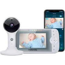 Motorola - 4.3 WiFi Video Baby Monitor VM64 with Camera Image 1