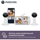Motorola - 5 WiFi Video Baby Monitor VM65 with 2 Cameras Image 5