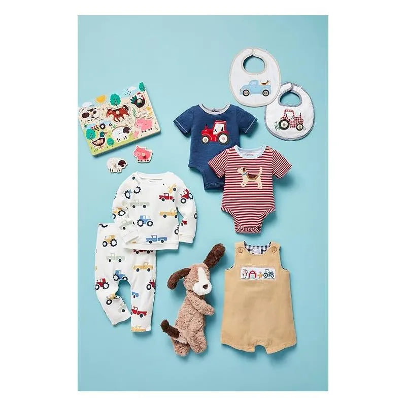 Mud Pie - 2Pk Baby Boy Tractor Set Image 2