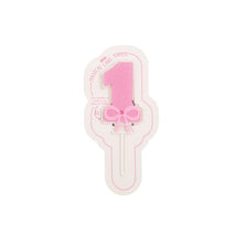 Mud Pie Acrylic Bow One Year Birthday Topper