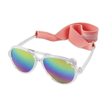 Mud Pie Baby Aviator Girl Sunglasses with Strap Image 1
