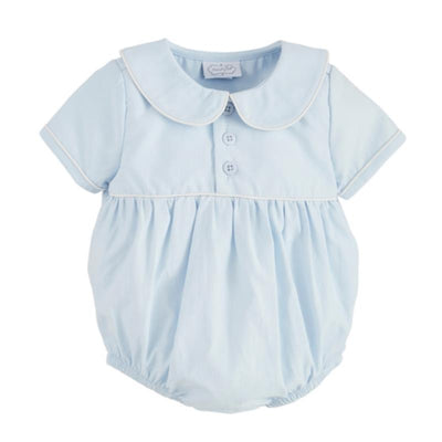 Mud Pie - Baby Blue Poplin Bubble Image 1